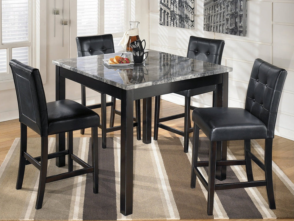 Maysville Black Counter Height Dining Room Set / 5pc