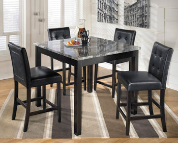 Maysville Black Counter Height Dining Room Set / 5pc