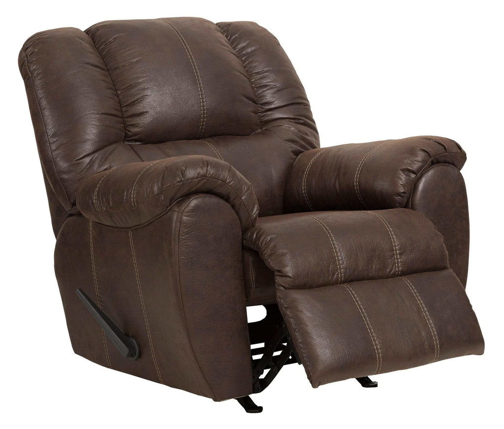 McGann Faux Leather Manual Rocker Recliner