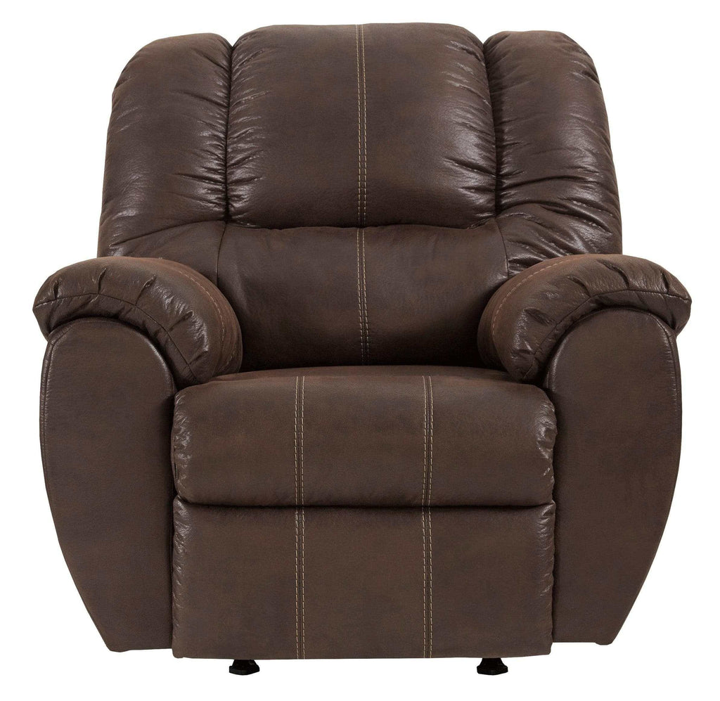 McGann Faux Leather Manual Rocker Recliner