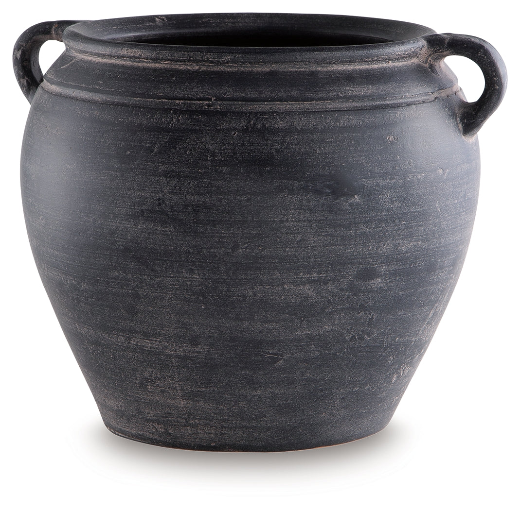 Meadie Black Vase