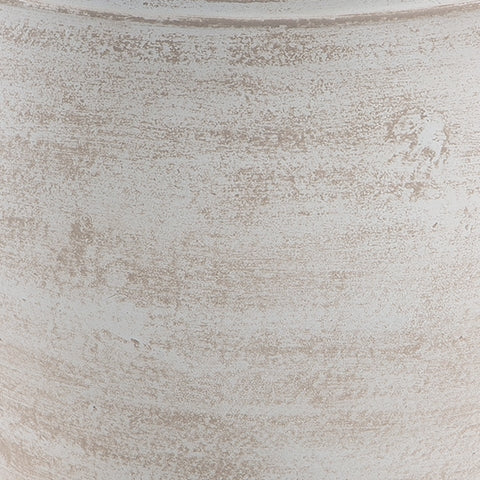 Meadie Distressed White Vase