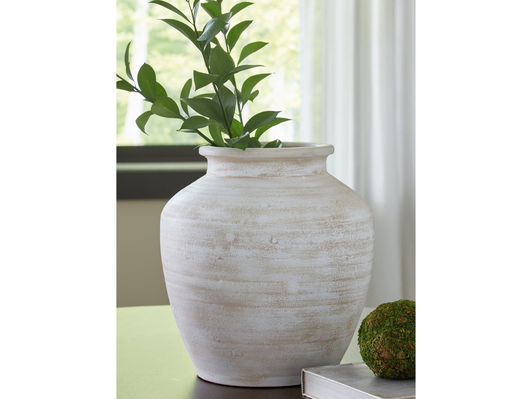 Meadie White Vase