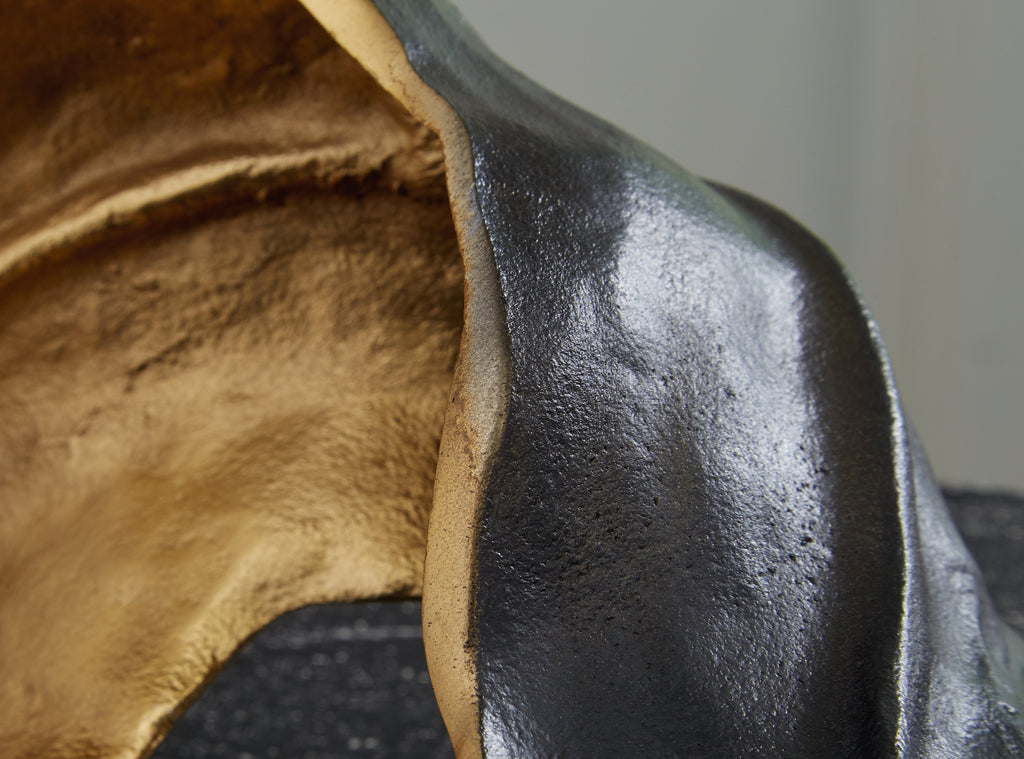 Melinda Black/Gold Finish Sculpture