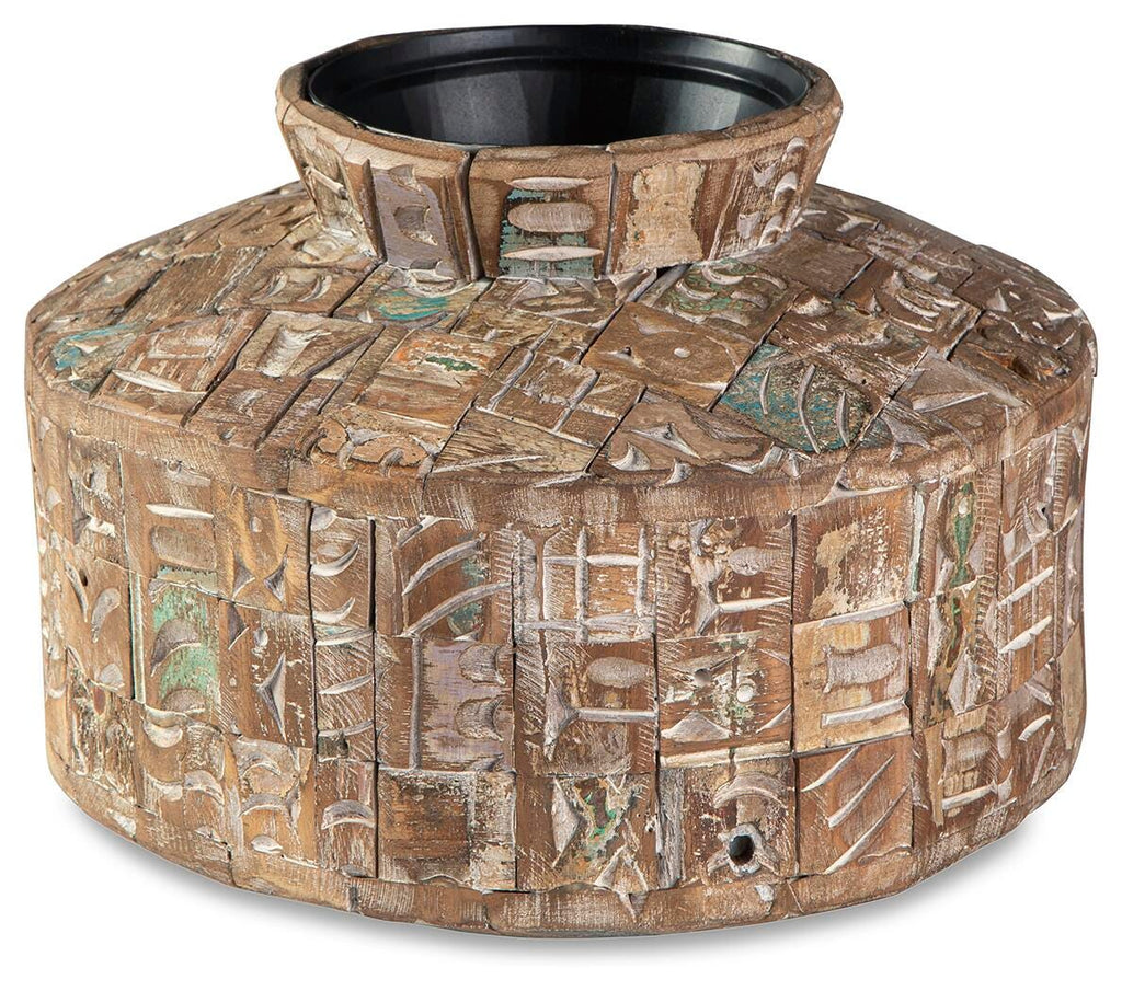 Meltland Natural/Black Vase