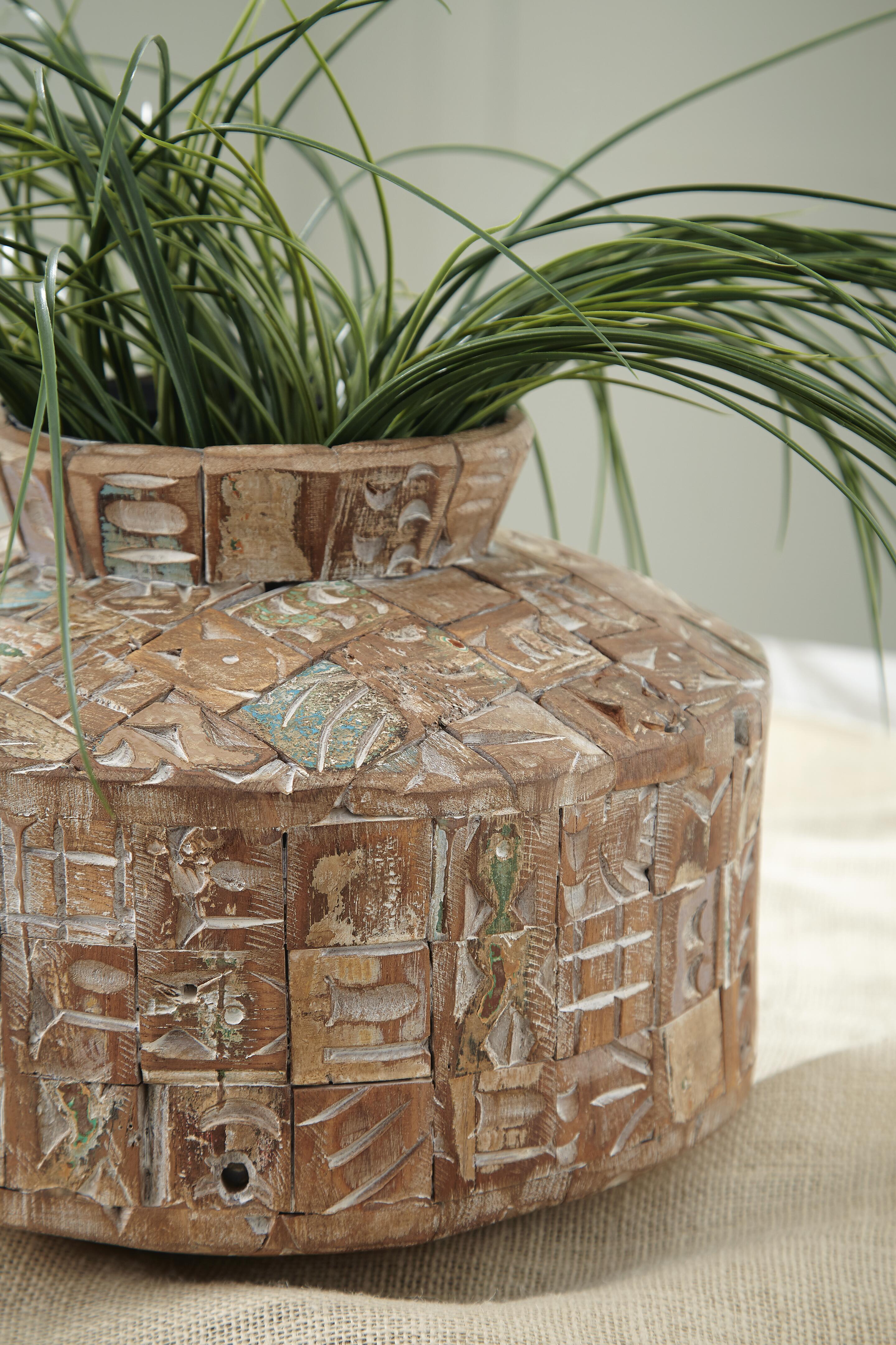 Meltland Natural/Black Vase