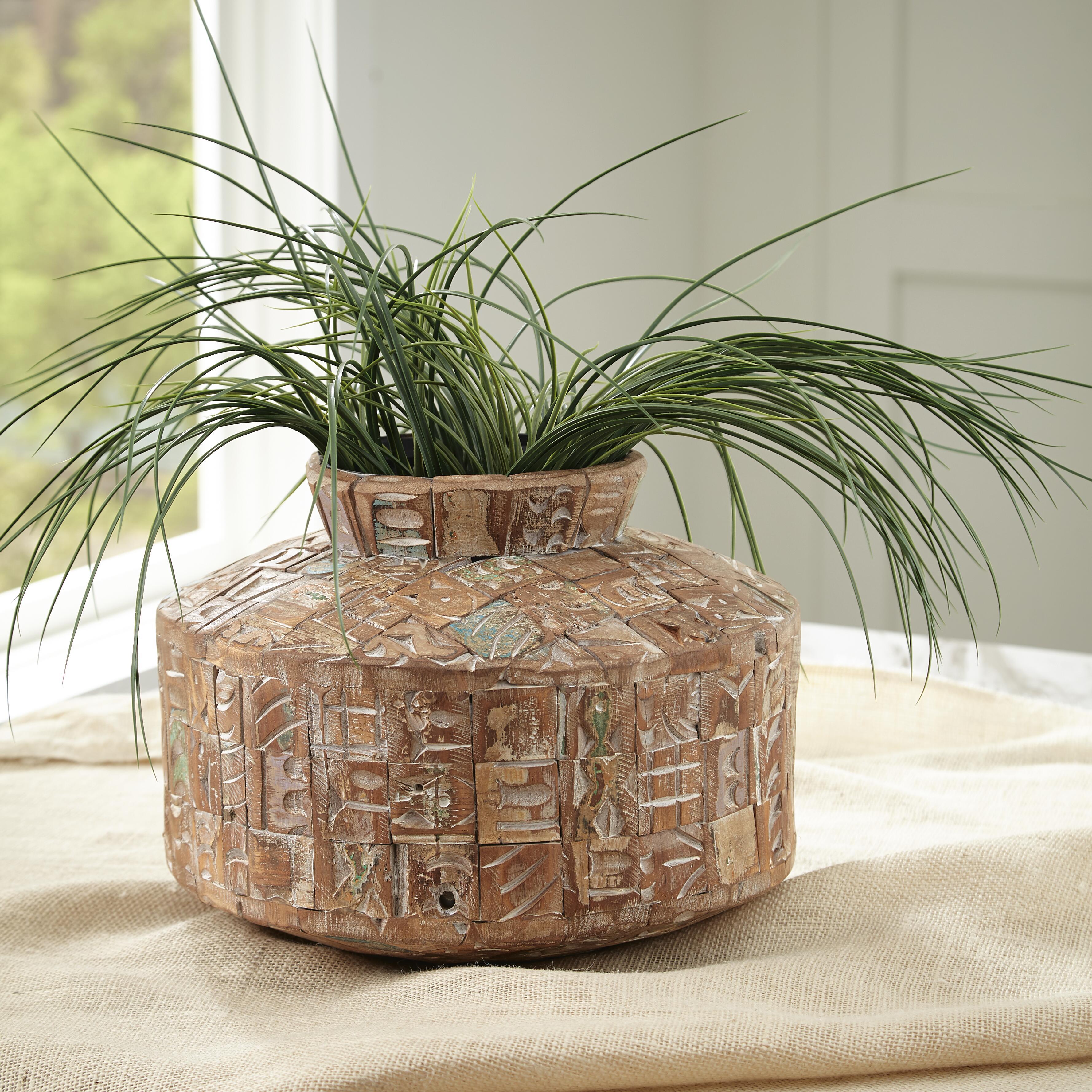 Meltland Natural/Black Vase