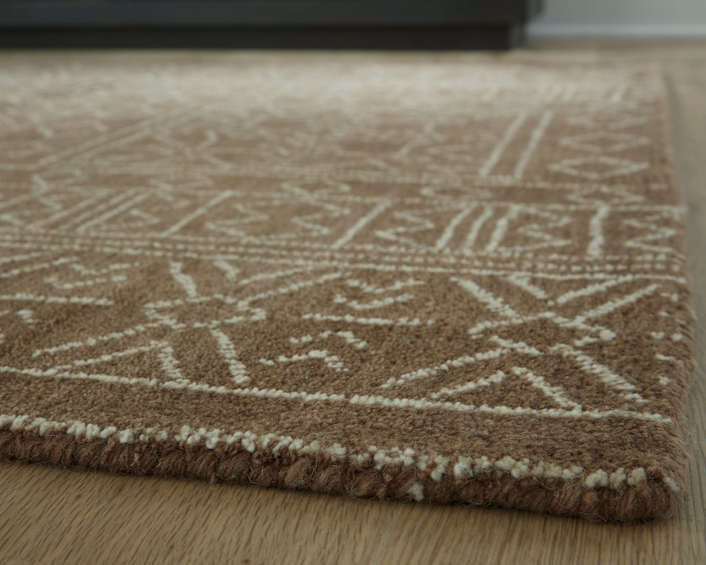 Merrittman Brown/Ivory Medium Rug