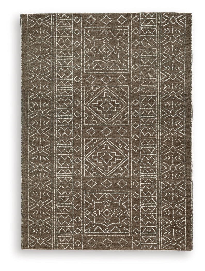 Merrittman Brown/Ivory Medium Rug