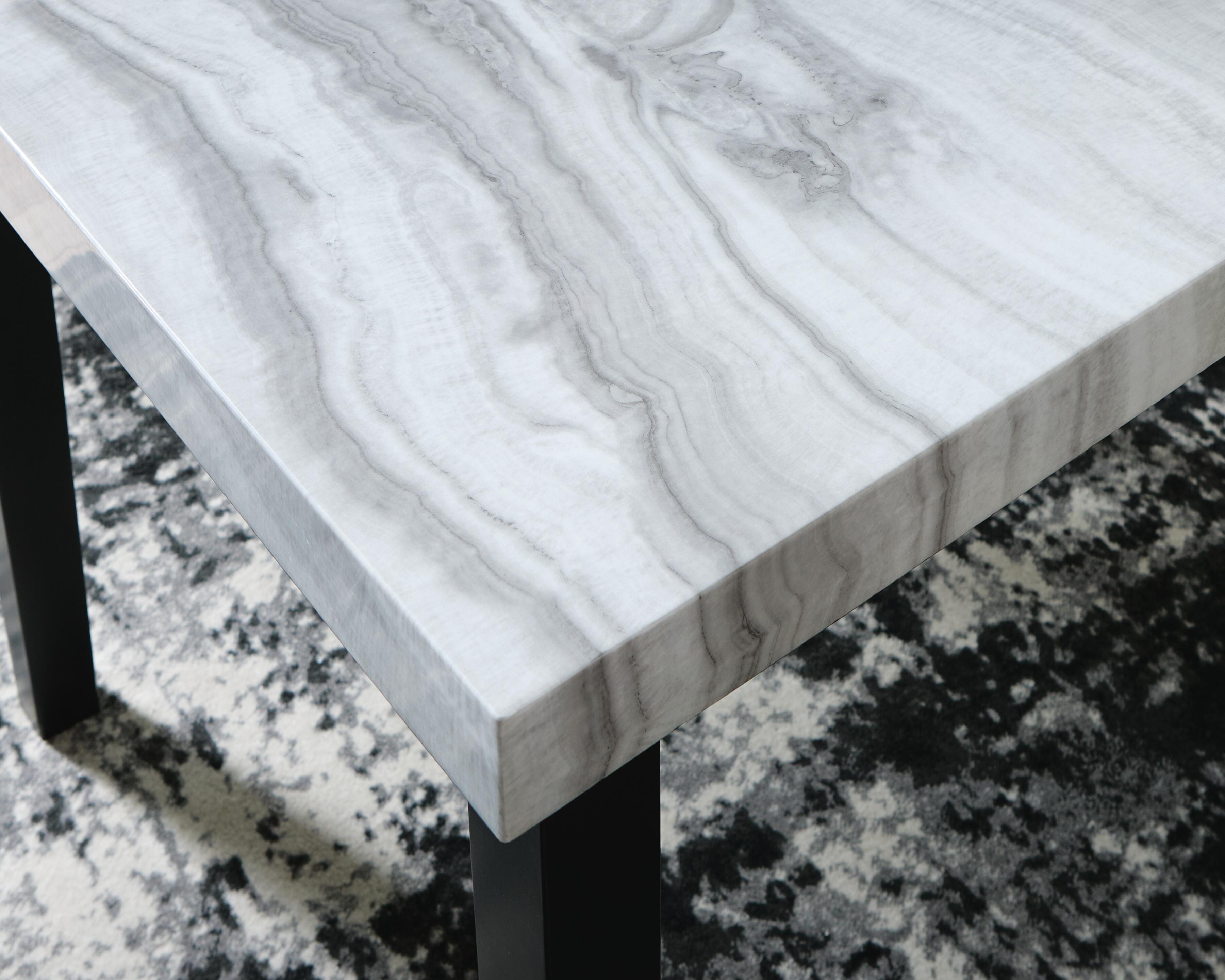 Mervannie Gray/Black Counter Height Dining Table