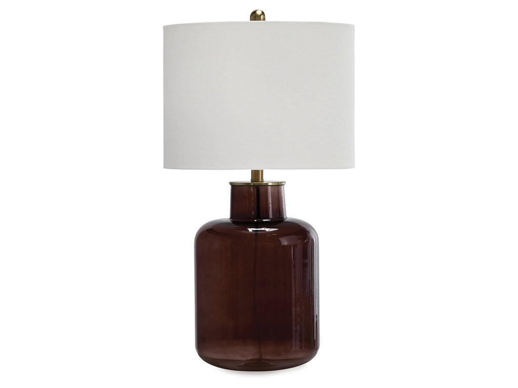 Mette Brown/Gold Glass Table Lamp (1/CN)
