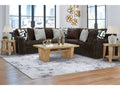 Midnight-Madness Chocolate 2-Piece Sectional