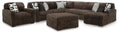 Midnight-Madness Chocolate 4 Pc Sectional