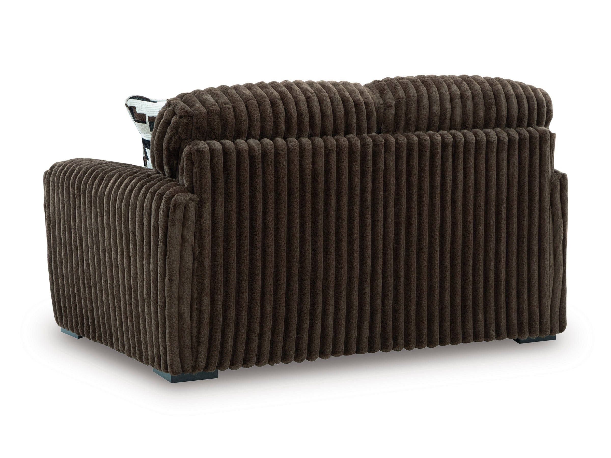 Midnight-Madness Chocolate Loveseat