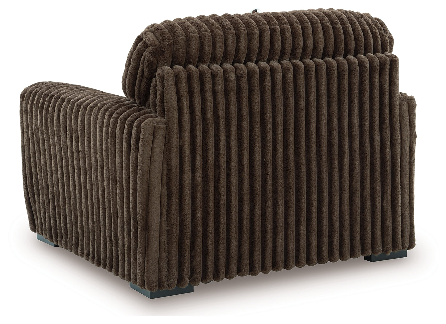 Midnight-Madness Chocolate Sofa, Oversized Chair and Accent Ottoman