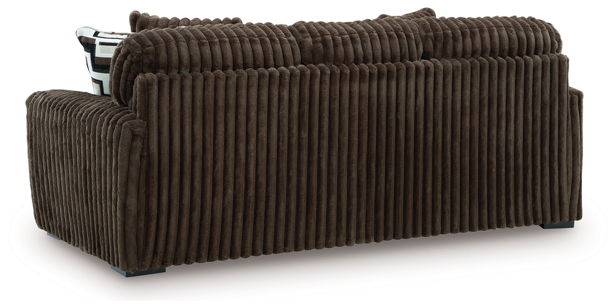 Midnight-Madness Chocolate Sofa, Oversized Chair and Accent Ottoman
