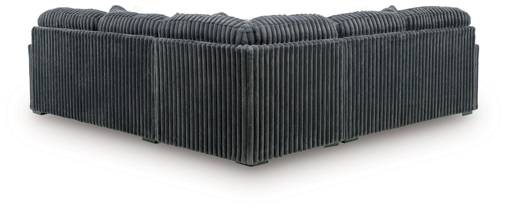 Midnight-Madness Gunmetal 3-Piece Sectional
