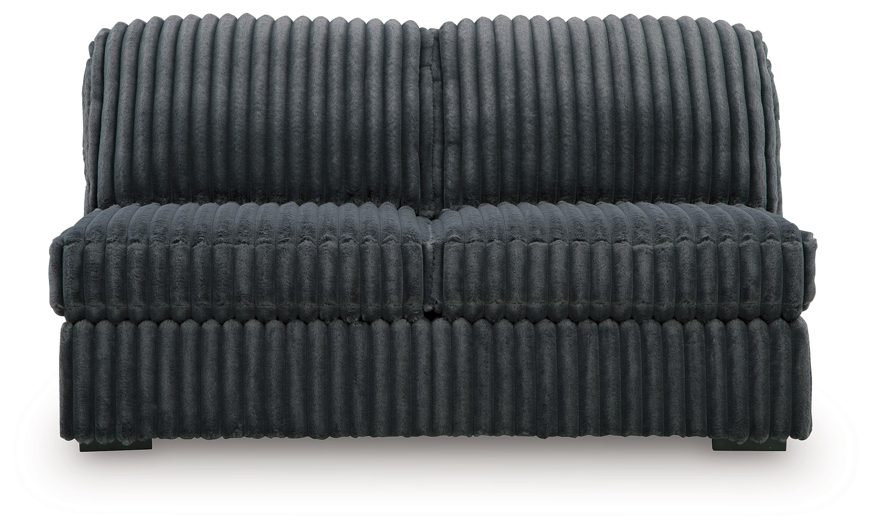 Midnight-Madness Gunmetal 3-Piece Sectional with Chaise
