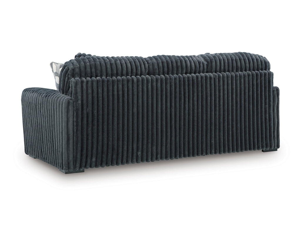 Midnight-Madness Gunmetal Sofa