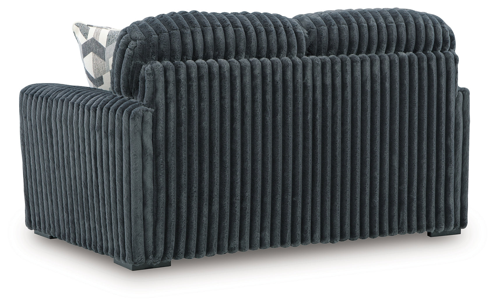 Midnight-Madness Gunmetal Sofa and Loveseat