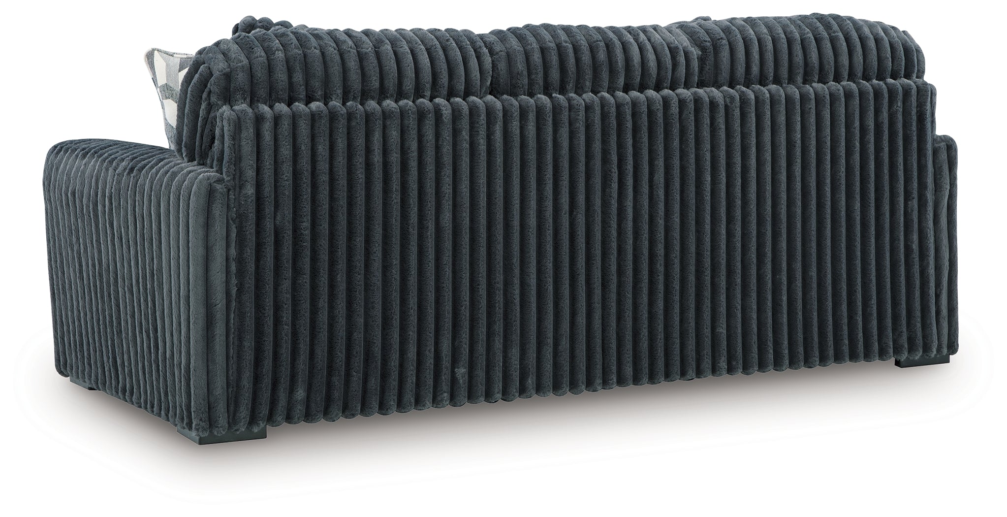 Midnight-Madness Gunmetal Sofa and Loveseat