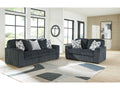 Midnight-Madness Gunmetal Sofa and Loveseat