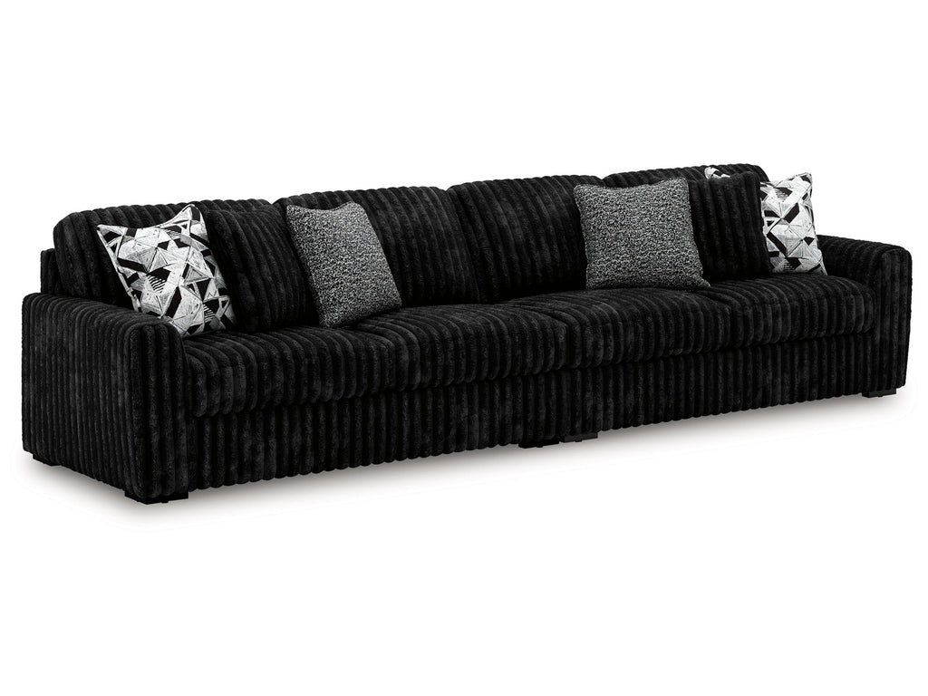 Midnight-Madness Onyx 2-Piece Sectional