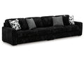 Midnight-Madness Onyx 2-Piece Sectional