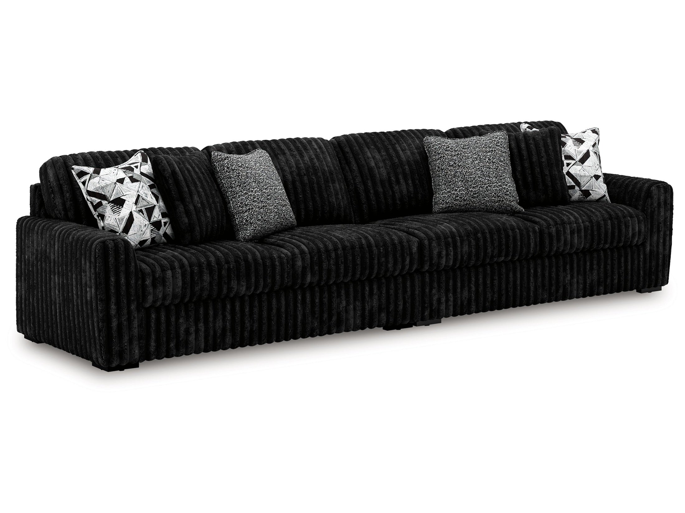 Midnight-Madness Onyx 2-Piece Sectional