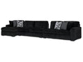 Midnight-Madness Onyx 3-Piece Sectional with Left Chaise