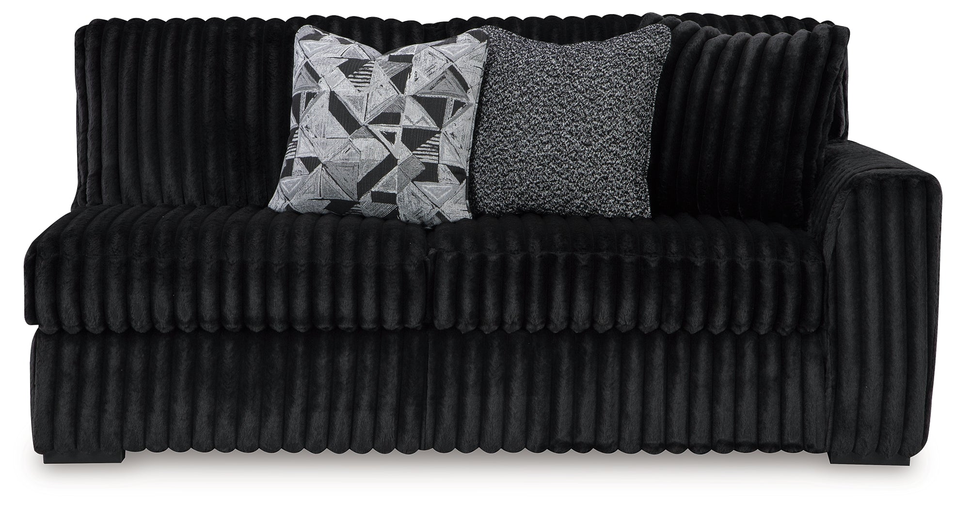Midnight-Madness Onyx 4-Piece Sectional