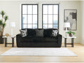 Midnight-Madness Onyx Corduroy Sofa