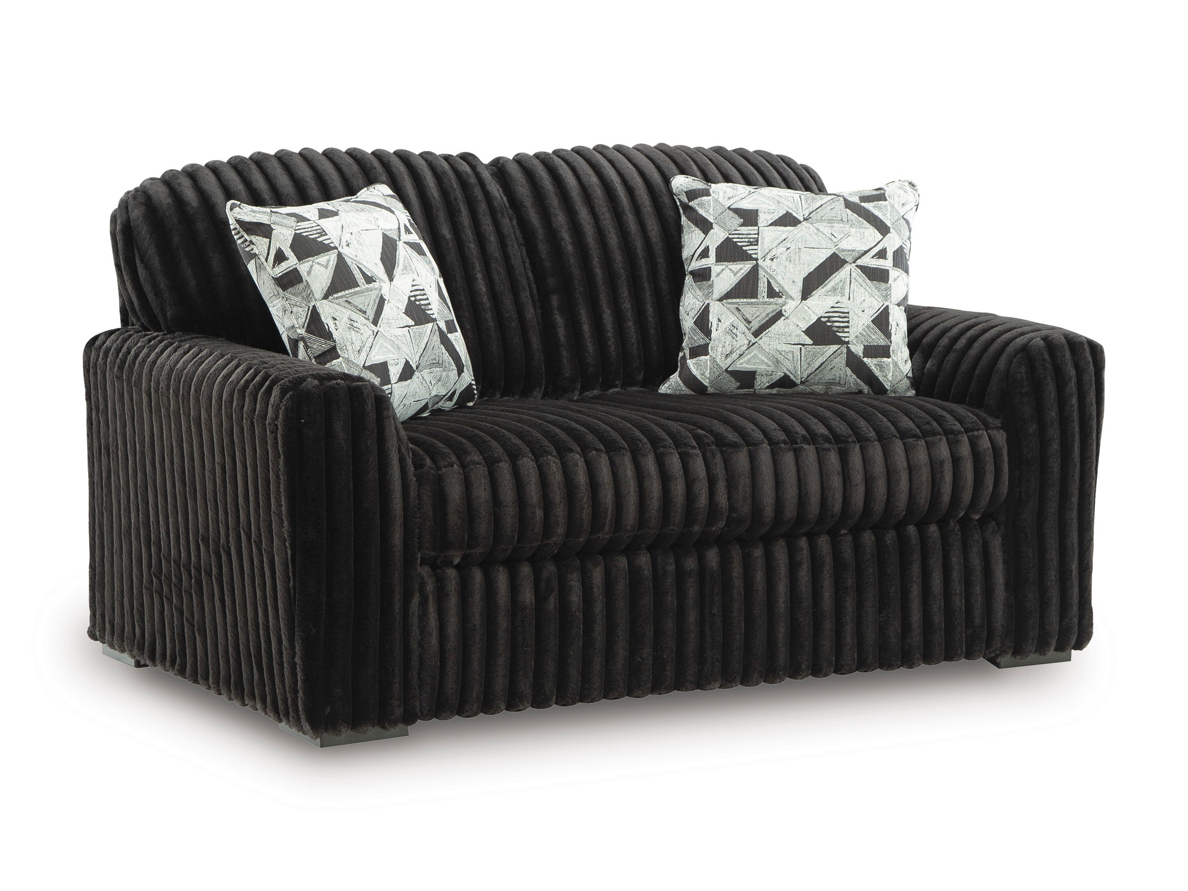 Midnight-Madness Onyx Loveseat