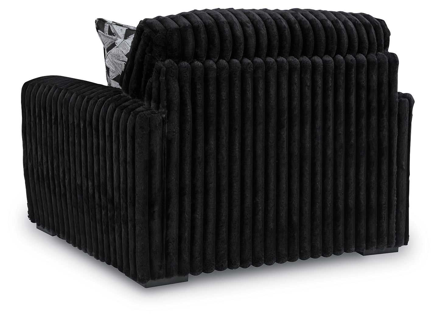 Midnight-Madness Onyx Sofa, Loveseat and Oversized Chair