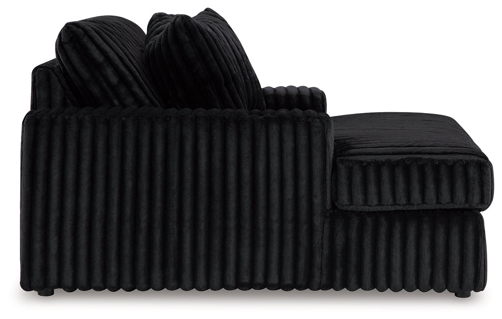 Midnight-Madness Onyx Super Chaise and Oversized Chaise