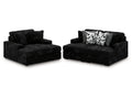 Midnight-Madness Onyx Super Chaise and Oversized Chaise
