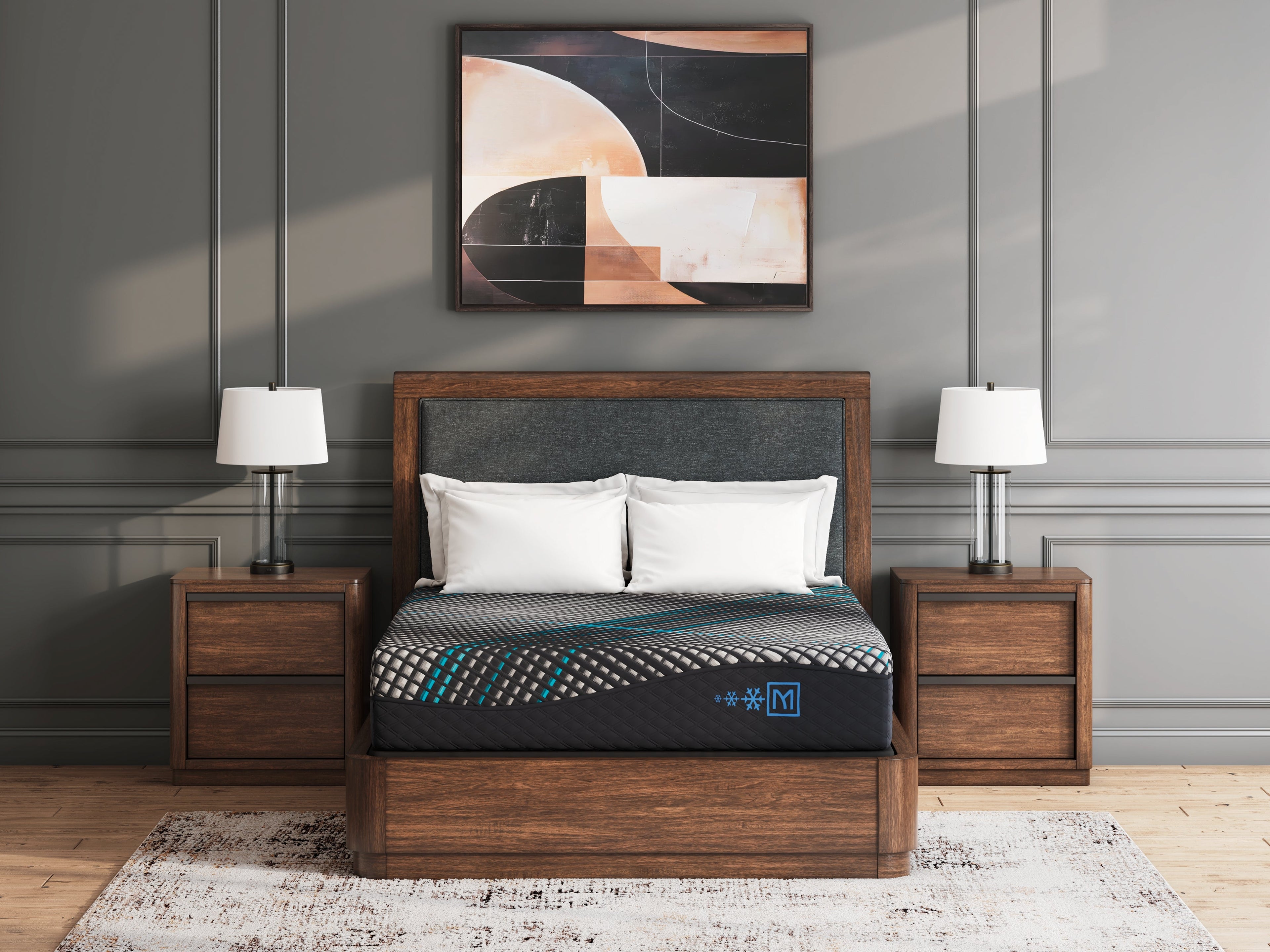Millennium 2.0 Foam 12 Inch Black California King Mattress