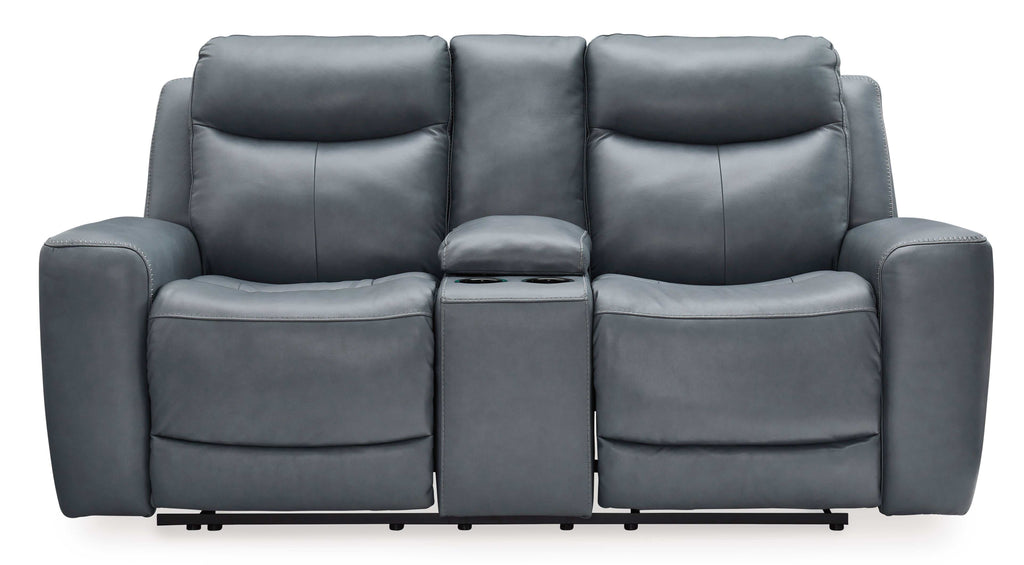 Mindanao Steel Power Reclining Living Room Set / 2pc