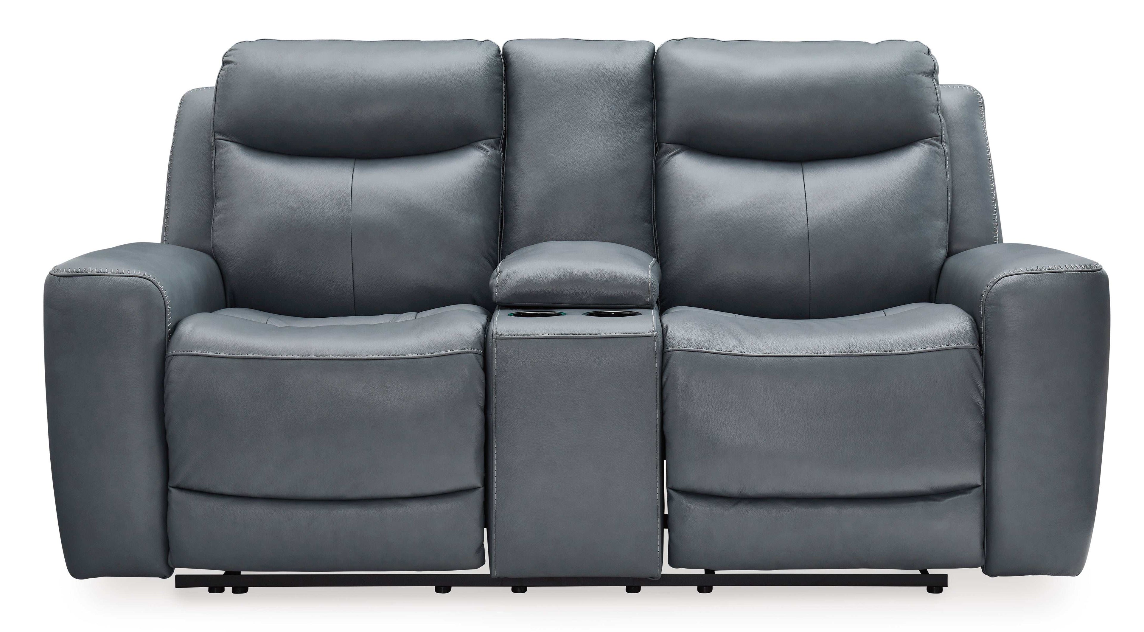 Mindanao Steel Power Reclining Living Room Set / 2pc