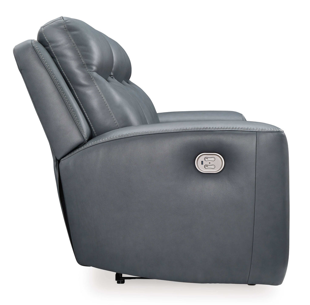Mindanao Steel Power Reclining Living Room Set / 2pc