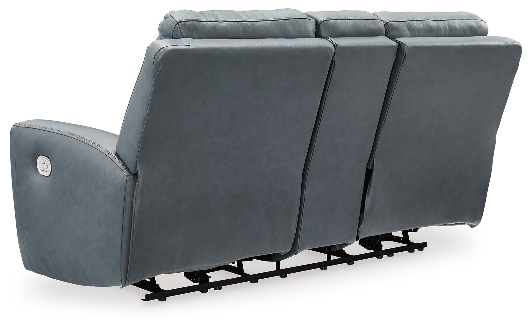 Mindanao Steel Power Reclining Loveseat w/ Console