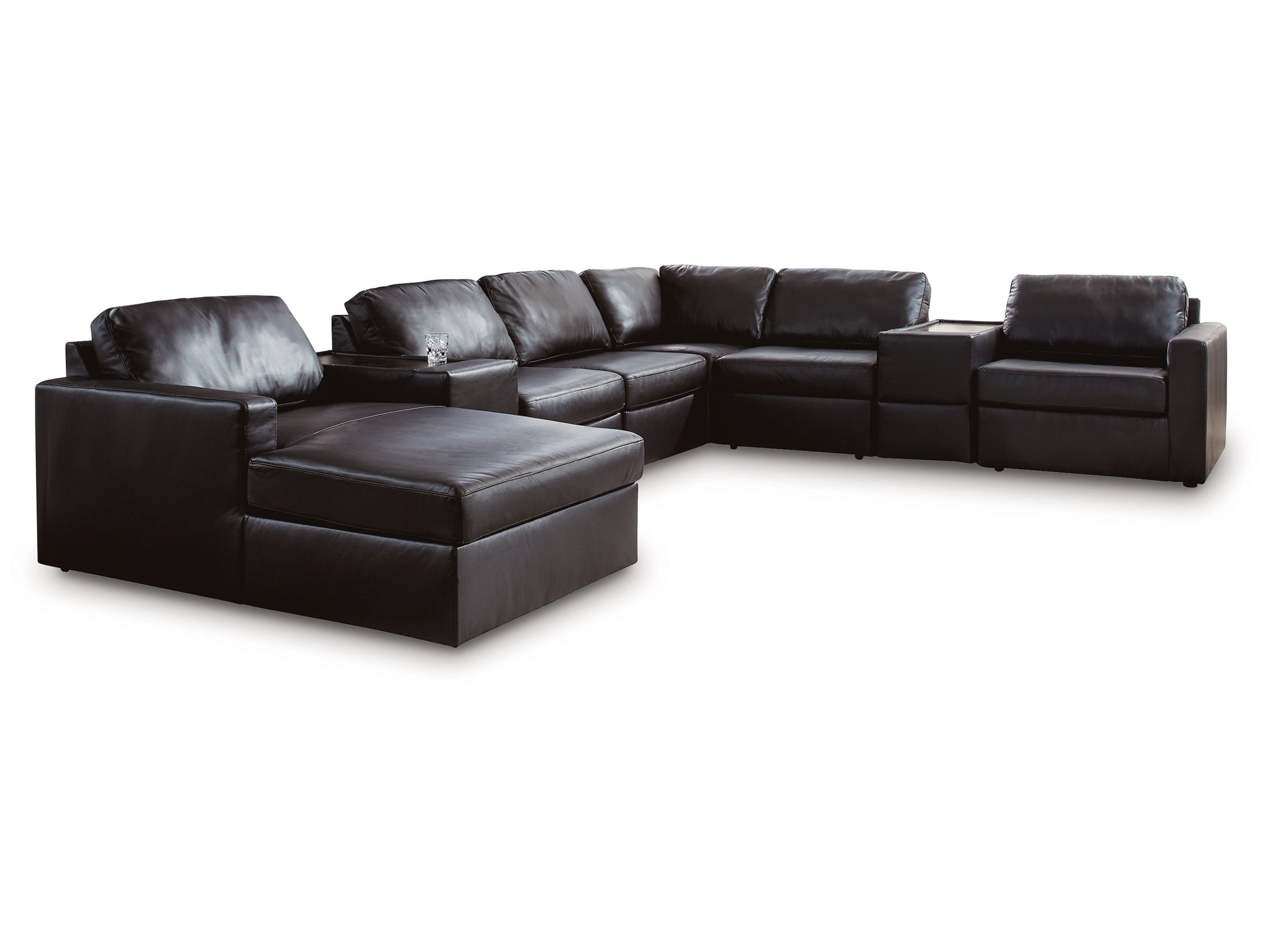 ModMax II 8 Pc Sectional, Black