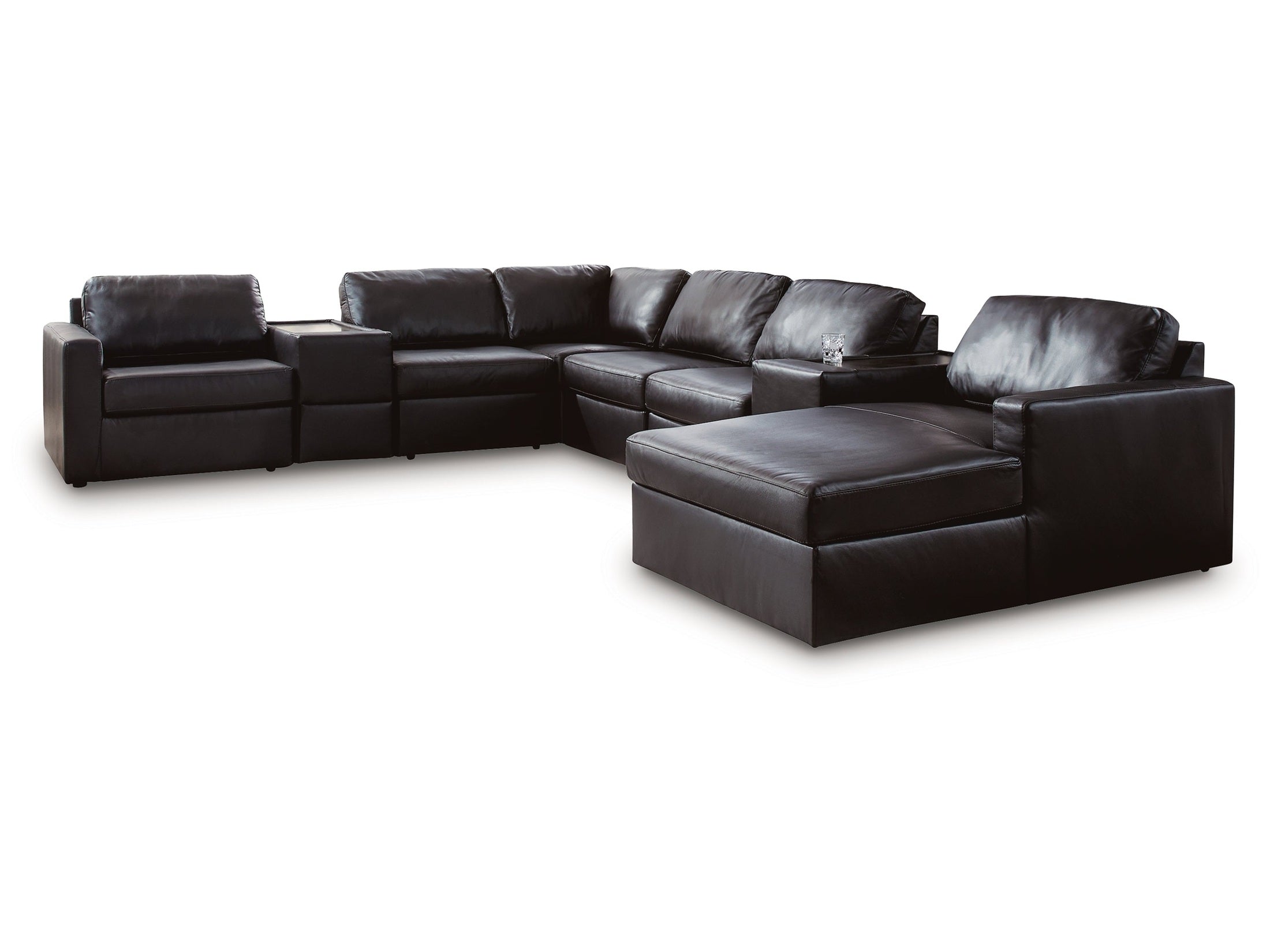 ModMax II 8 Pc Sectional, Black
