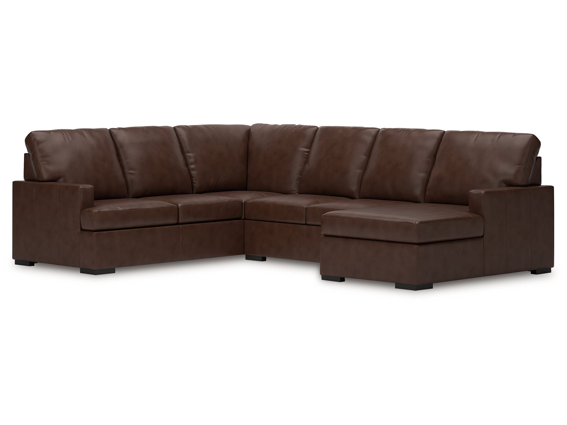 Modern Day Coffee 3-Piece Sectional with Chaise