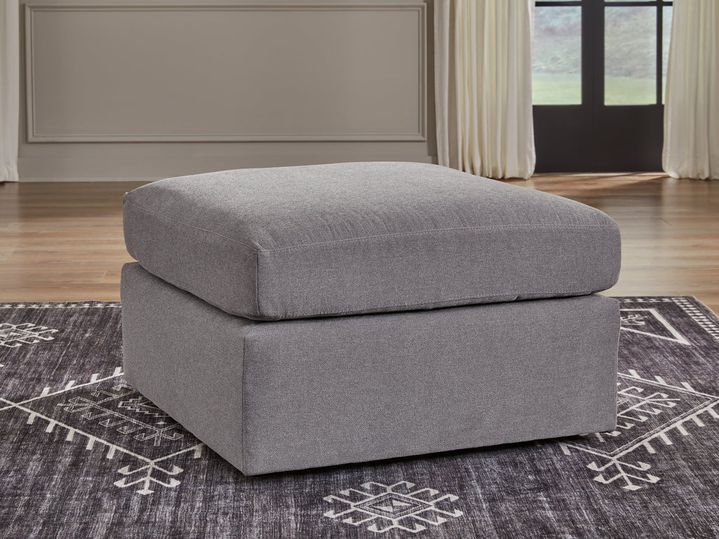 Modmax Granite 4-Piece Sectional and Oversized Accent Ottoman