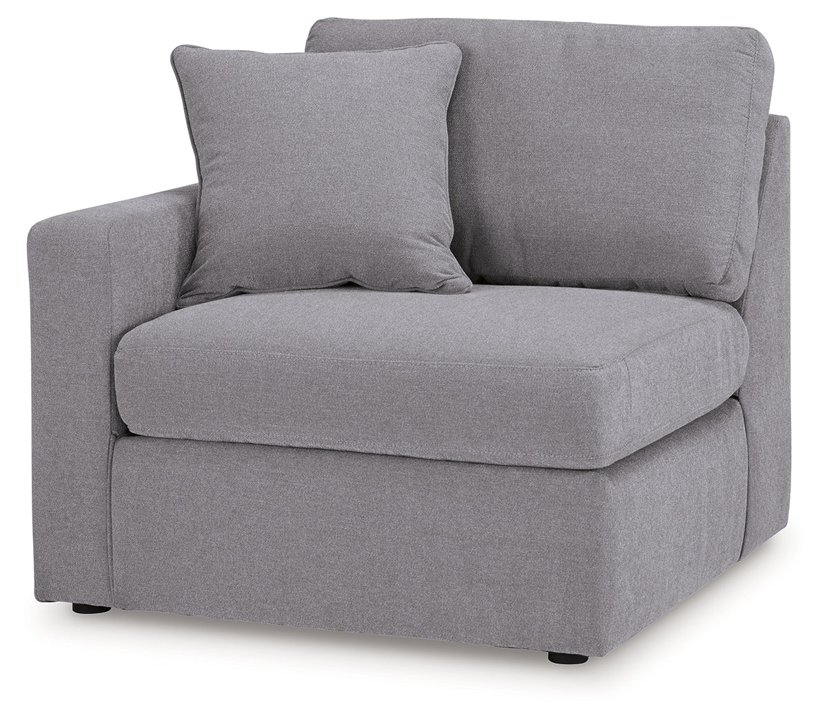 Modmax Granite 6-Piece Sectional and Oversized Accent Ottoman