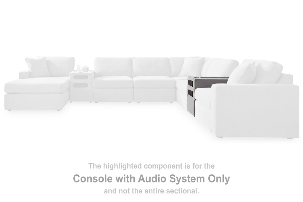 Modmax Granite 8-Piece Sectional with Audio Consoles