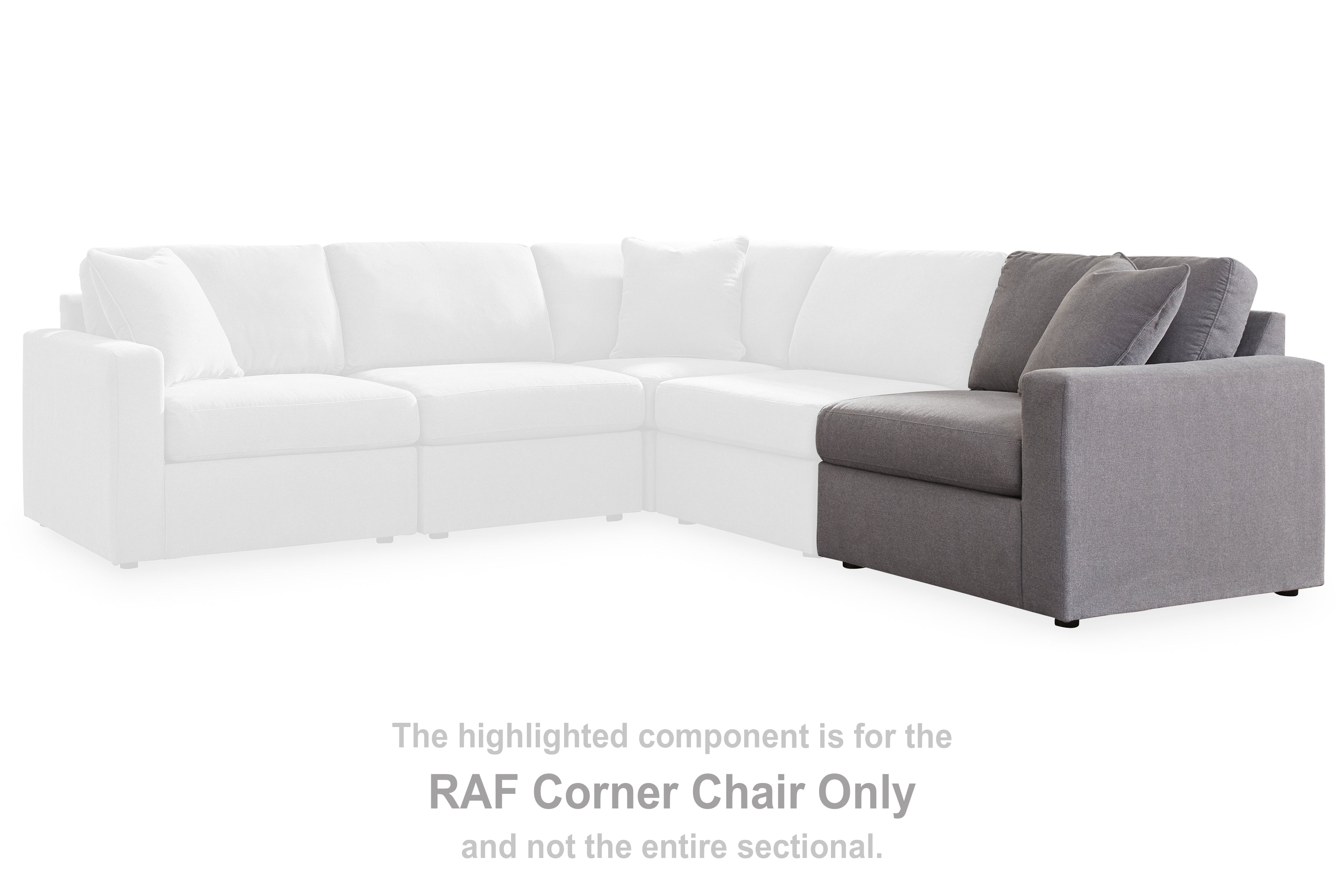 Modmax Granite 8-Piece Sectional with Audio Consoles