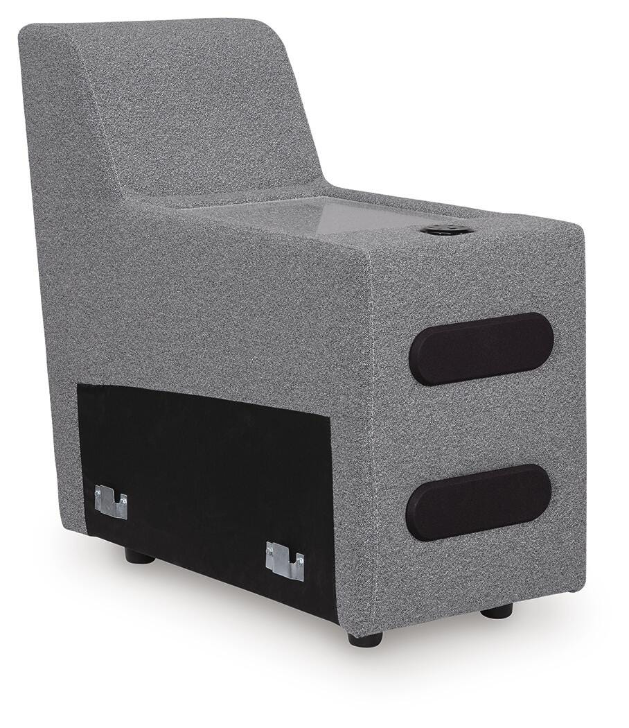 Modmax II Salt and Pepper 7 Pc Power Reclining Sectional
