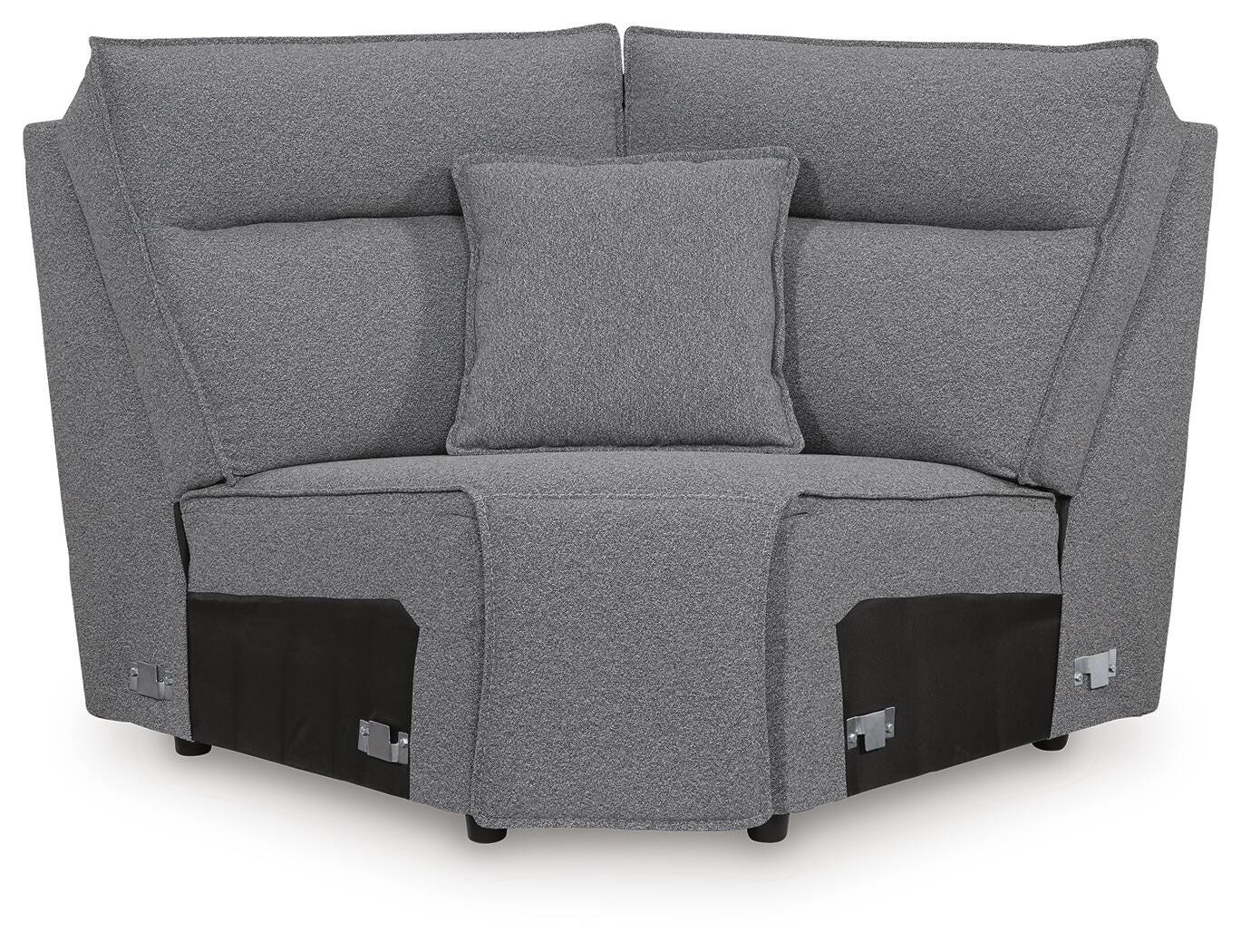 Modmax II Salt and Pepper 7 Pc Power Reclining Sectional